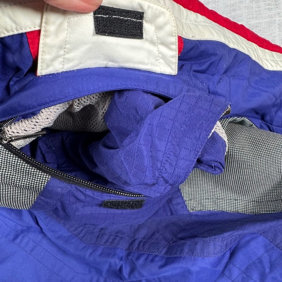 Salt Lake 2002 Olympic Winter Games Marker Ski Jacket Men L Hood Blue Snowboard - Picture 11 of 16